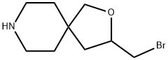 2-Oxa-8-azaspiro[4.5]decane, 3-(bromomethyl)-结构式