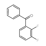 2,3-二氟苯并苯酮结构式