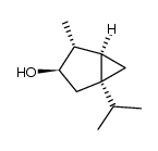 (1S,5α)-4α-Methyl-1α-isopropylbicyclo[3.1.0]hexan-3β-ol Structure