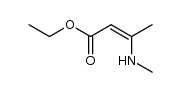 ethyl-3-aminomethyl crotonate Structure