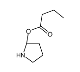 Butanoic acid, (2S)-2-pyrrolidinyl ester (9CI) Structure