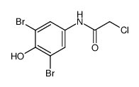 3,5-DIBROMO-2'-CHLORO-4-HYDROXYACETANILIDE结构式