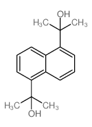 1,5-Naphthalenedimethanol,a1,a1,a5,a5-tetramethyl-结构式