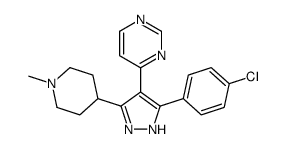 p38 MAP激酶抑制剂V结构式