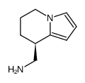 8-Indolizinemethanamine,5,6,7,8-tetrahydro-,(8R)-(9CI) structure