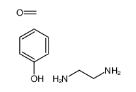 ethane-1,2-diamine,formaldehyde,phenol Structure