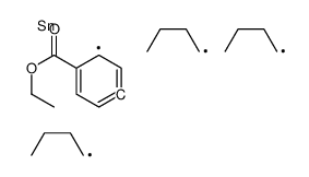 [4-(Ethoxycarbonyl)phenyl]tributylstannane Structure