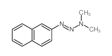 1-Triazene,3,3-dimethyl-1-(2-naphthalenyl)- Structure