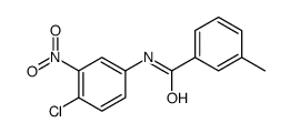 N-{4-chloro-3-nitrophenyl}-3-methylbenzamide picture