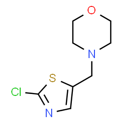 4-[(2-Chloro-1,3-thiazol-5-yl)methyl]morpholine结构式