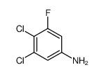 3,4-Dichloro-5-fluoroaniline Structure