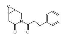 (+/-)-4,5-epoxy-N-(1-oxo-3-phenylpropyl)-3,4,5,6-tetrahydro-2(1H)-pyridone Structure