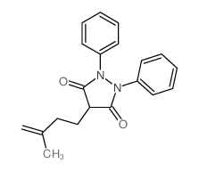 3,5-Pyrazolidinedione,4-(3-methyl-3-buten-1-yl)-1,2-diphenyl- picture