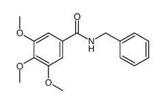 N-benzyl-3,4,5-trimethoxybenzamide结构式