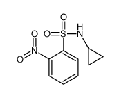 N-Cyclopropyl-2-nitrobenzenesulfonamide Structure