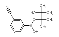 3-Cyanopyridine-5-boronic acid pinacol ester Structure