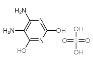 5,6-diaminopyrimidine-2,4-diol sulphate structure