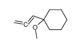 1-(1-methoxycyclohexyl)propa-1,2-diene结构式