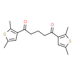 1,5-BIS-(2,5-DIMETHYL-THIOPHEN-3-YL)-PENTANE-1,5-DIONE structure