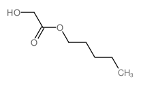 pentyl 2-hydroxyacetate Structure