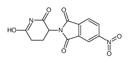 2-(2,6-dioxopiperidin-3-yl)-5-nitroisoindoline-1,3-dione Structure