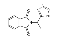 N-[1-(1H-tetrazol-5-yl)-ethyl]-phthalimide Structure