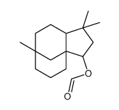 decahydro-1,1,7-trimethyl-3a,7-methano-3ah-cyclopentacyclooct-3-yl formate Structure