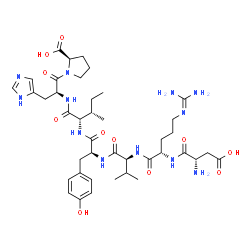 (D-Pro7)-Angiotensin I/II (1-7) trifluoroacetate salt结构式