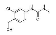 N'-(3-chloro-4-hydroxymethylphenyl)-N-methylurea Structure