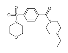 Piperazine, 1-ethyl-4-[4-(4-morpholinylsulfonyl)benzoyl]- (9CI) structure