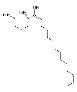 (2S)-2,6-diamino-N-dodecylhexanamide结构式