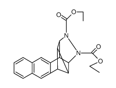 1,3a,4,10b,10c,10d-hexahydro-1,4-cyclo-cyclopropa[de]naphtho[2,3-g]cinnoline-2,3-dicarboxylic acid diethyl ester Structure