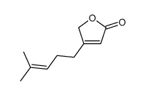 3-(4-methylpent-3-enyl)-2H-furan-5-one Structure