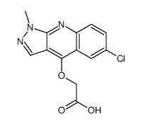 2-(6-chloro-1-methylpyrazolo[3,4-b]quinolin-4-yl)oxyacetic acid Structure