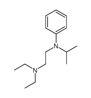 N,N-diethyl-N'-phenyl-N'-propan-2-ylethane-1,2-diamine结构式