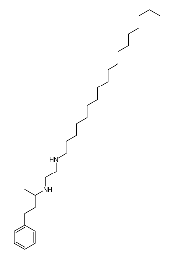 N-octadecyl-N'-(4-phenylbutan-2-yl)ethane-1,2-diamine结构式