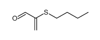 2-butylsulfanyl-2-propenal Structure