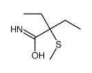 2-Ethyl-2-(methylthio)butyramide结构式