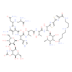 N1-[3-[(4-Aminobutyl)amino]propyl]-13-[(4-amino-4,6-dideoxy-α-L-talopyranosyl)oxy]-19-demethyl-12-hydroxybleomycinamide picture