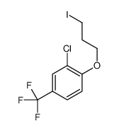 2-chloro-1-(3-iodopropoxy)-4-(trifluoromethyl)benzene Structure