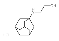 2-(1-adamantylamino)ethanol,hydrochloride Structure