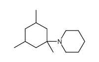 1-(1,3,5-trimethylcyclohexyl)piperidine结构式