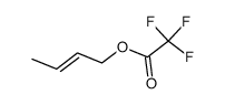 but-2-enyl trifluoroacetate Structure