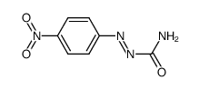 (4-nitro-phenyl)-diazenecarboxylic acid amide结构式