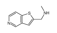 Thieno[3,2-c]pyridine-2-methanamine, N-methyl- (9CI)结构式