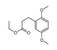 3-(2,5-DIMETHOXY-PHENYL)-PROPIONIC ACID ETHYL ESTER Structure