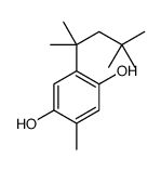 2-Methyl-5-(1,1,3,3-tetramethylbutyl)hydroquinone Structure