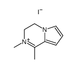 1,2-Dimethyl-3,4-dihydropyrrolo[1,2-a]pyrazinium iodide结构式