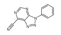 3-phenyltriazolo[4,5-d]pyrimidine-7-carbonitrile Structure