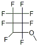 1,2,2,3,3,4,5,6-Octafluoro-5-methoxybicyclo[2.2.0]hexane structure